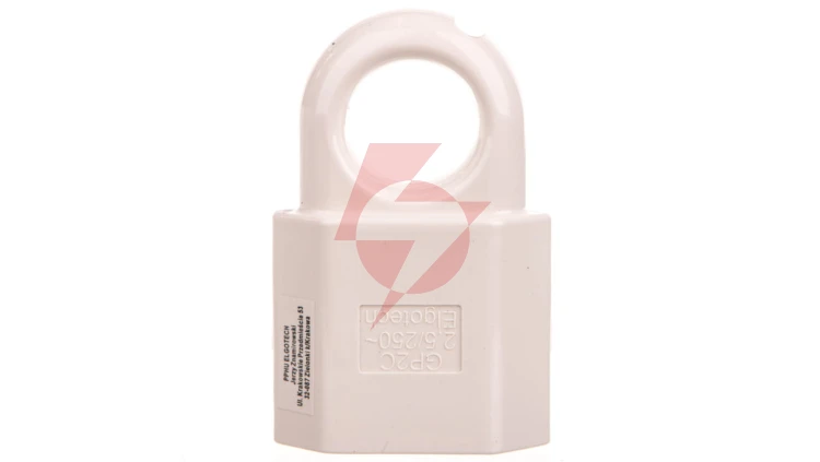 Gniazdo przenośne z uchwytem b/u Euro 2,5A 250V białe GP2C