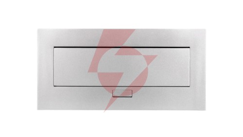 Przedłużacz biurkowy 223x108mm 3x gniazdo z uziemieniem aluminium AE-PB03GU-53