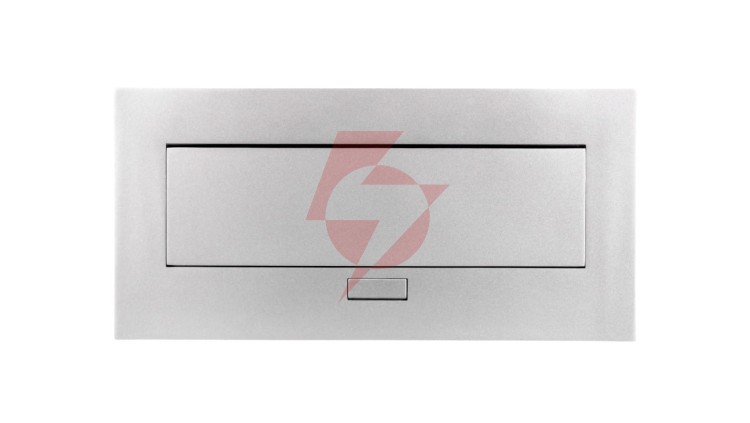 Przedłużacz biurkowy 223x108mm 3x gniazdo z uziemieniem aluminium AE-PB03GU-53
