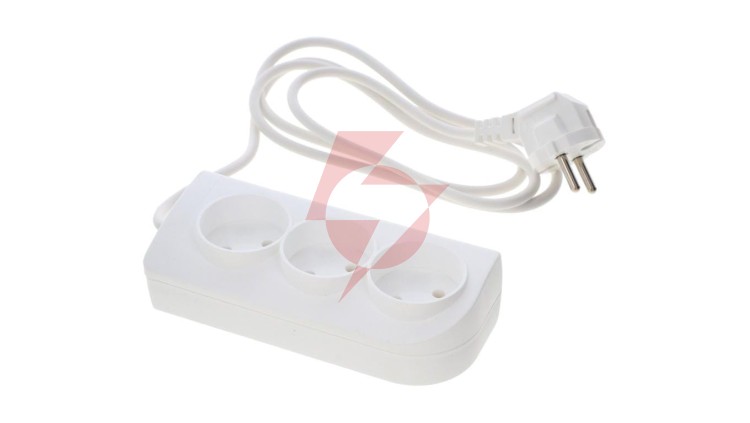 Przedłużacz ECONOMIC 3-gniazda b/u 1,5m /H05VV-F 2x1/ EPS-31,5