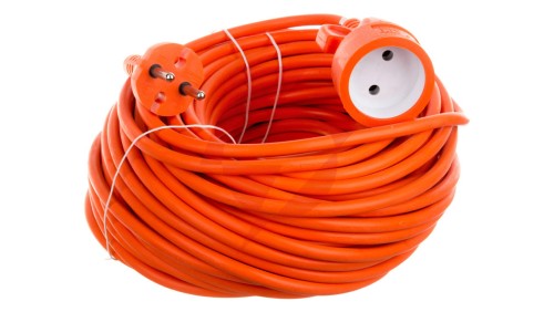 Przedłużacz ogrodowy 2x1,0mm2 uni /30m/ AE-POGRODUN-30