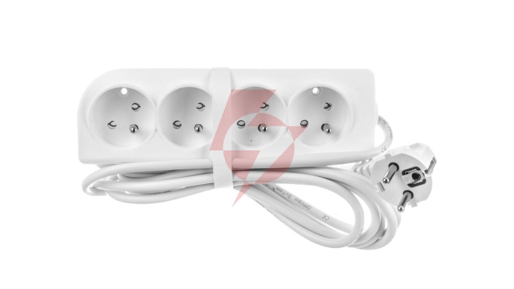 Przedłużacz ECONOMIC 4-gniazda z/u 3m /H05VV-F 3x1/ EPS-403