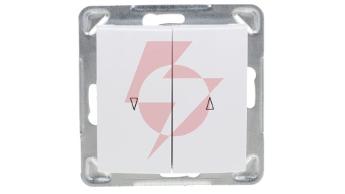 IMPRESJA Łącznik żaluzjowy /z blokadą mechaniczną/ biały ŁP-7YB/m/00