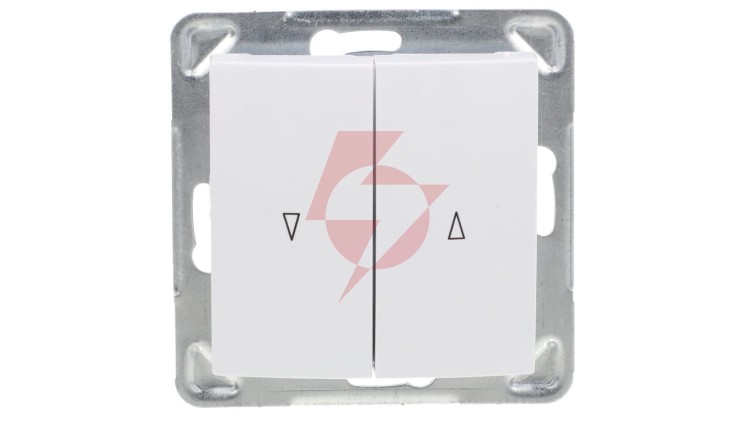 IMPRESJA Łącznik żaluzjowy /z blokadą mechaniczną/ biały ŁP-7YB/m/00