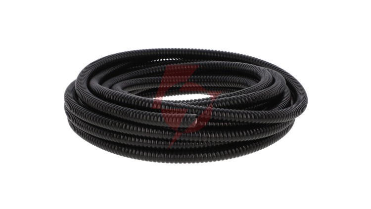 Rura ochronna stalowa pokryta PCV WOT 9 czarna E03DK-10030202201 /10m/