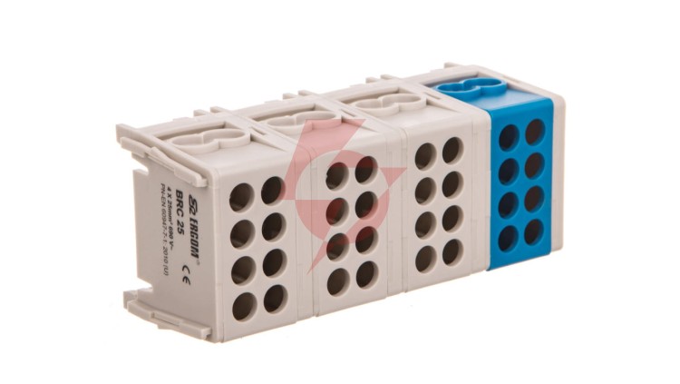 Blok rozdzielczy kompaktowy BRC 25-4/8 R33RA-02030000401