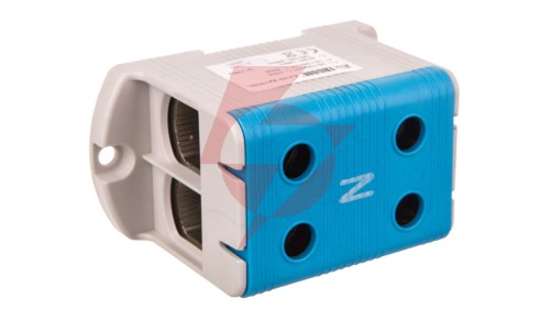 Złączka szynowa 2-torowa ZJUN 2x150 niebieska R34RR-07010021601