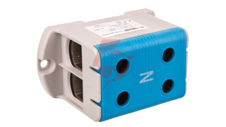 Złączka szynowa 2-torowa ZJUN 2x150 niebieska R34RR-07010021601