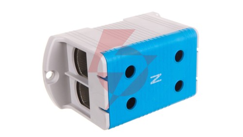 Złączka szynowa 2-torowa ZJUN 2x240 niebieska R34RR-07010021801