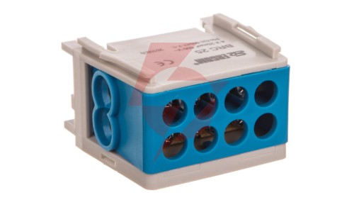 Blok rozdzielczy kompaktowy BRC 25-1/2 niebieski R33RA-02030000501