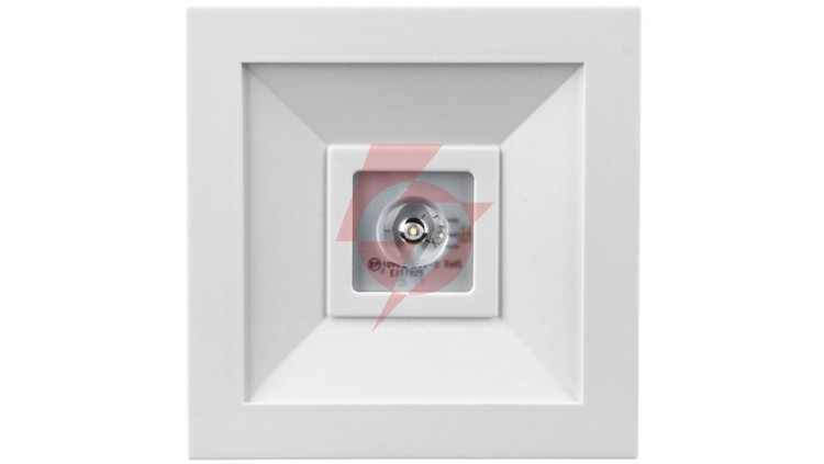 Oprawa awaryjna LOVATO N ECO LED 3W 390lm (opt. otwarta) 1h jednozadaniowa biała LVNO/3W/E/1/SE/AT/WH