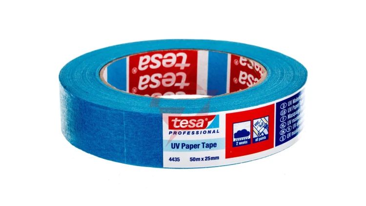 Taśma malarska niebieska do wew. 28 dni i na zew. 14 dni 50m 25mm 04435-00015-01