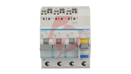 Wyłącznik różnicowo-nadprądowy RCBO 3x1P+N B13A 0,03A Typ A 6kA RCBO ADZ313D