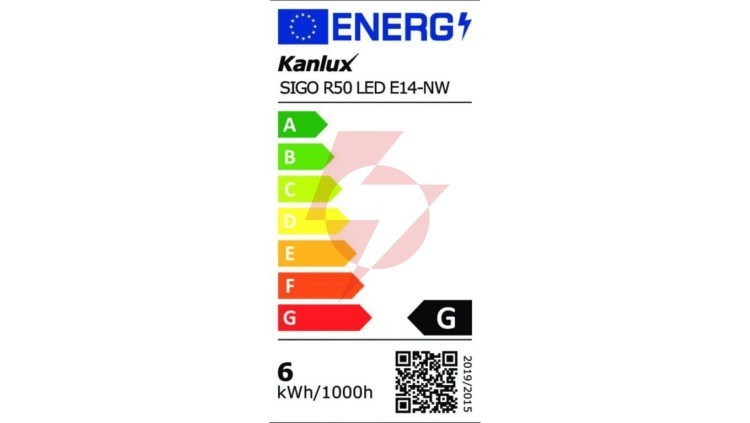 Żarówka LED E14 SIGO R50 490lm 4000K barwa neutralna 22736