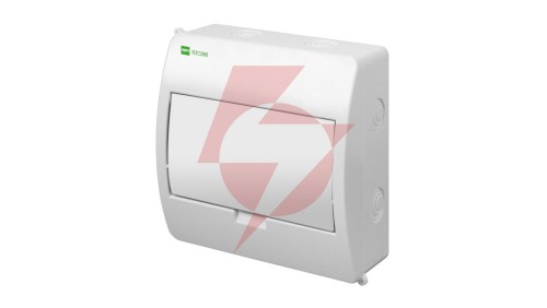 Rozdzielnica modułowa Elegant 1x8 natynkowa IP40 N+PE drzwi białe 2402-00