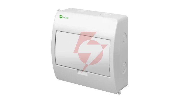 Rozdzielnica modułowa Elegant 1x8 natynkowa IP40 N+PE drzwi białe 2402-00