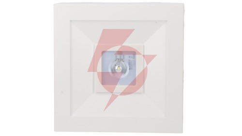 Oprawa awaryjna LOVATO N ECO LED 1W 125lm (opt. otwarta) 3h jednozadaniowa biała LVNO/1W/E/3/SE/AT/WH