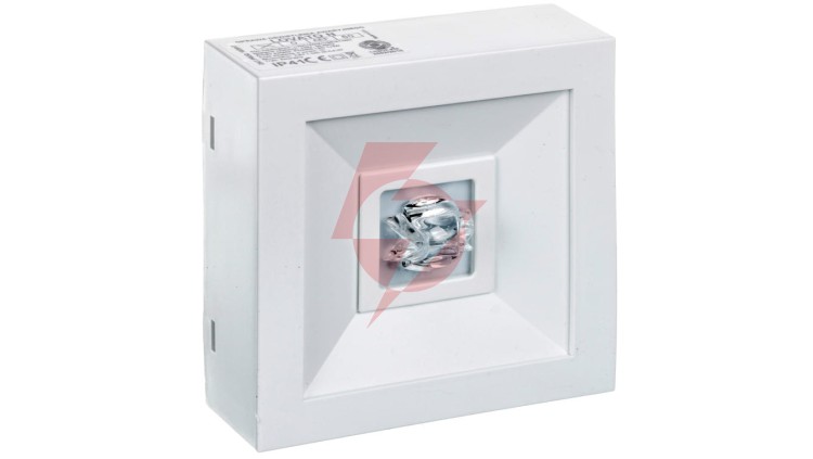 Oprawa awaryjna LOVATO N ECO LED 3W 315lm (opt. koryt.) 1h jednozadaniowa biała LVNC/3W/E/1/SE/AT/WH