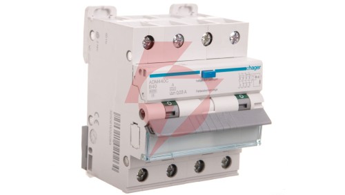 Wyłącznik różnicowo-nadprądowy RCBO 4P B40A 0,03A Typ A 6kA RCBO ADM440C