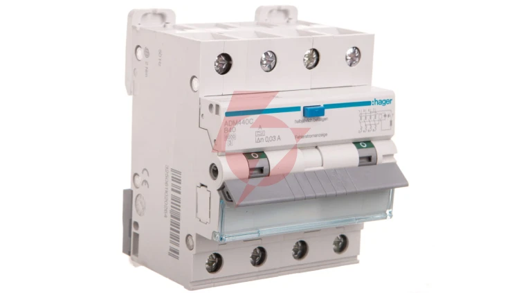 Wyłącznik różnicowo-nadprądowy RCBO 4P B40A 0,03A Typ A 6kA RCBO ADM440C