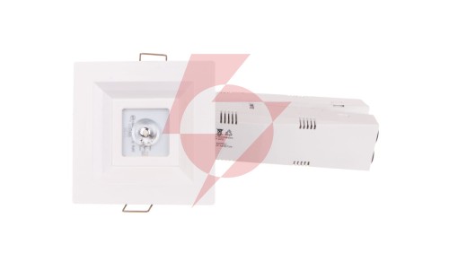 Oprawa awaryjna LOVATO P ECO LED 3W 315lm (opt. otwarta) 1h jednozadaniowa AT biała LVPO/3W/E/1/SE/AT/WH