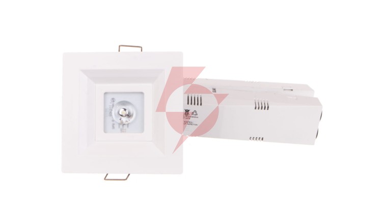 Oprawa awaryjna LOVATO P ECO LED 3W 315lm (opt. otwarta) 1h jednozadaniowa AT biała LVPO/3W/E/1/SE/AT/WH