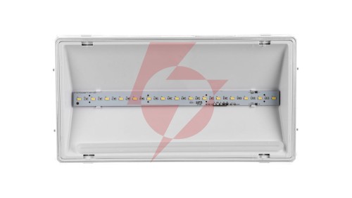 Oprawa awaryjna EXIT L IP65 ECO LED AT 3W 1h jednozadaniowa biała (brak piktogramu w zestawie) ETL/3W/E/1/SE/AT/WH