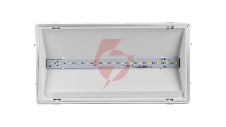 Oprawa awaryjna EXIT L IP65 ECO LED AT 3W 1h jednozadaniowa biała (brak piktogramu w zestawie) ETL/3W/E/1/SE/AT/WH