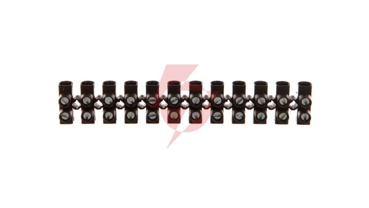 Złączka zaciskowa 12-torowa 6mm2 450V 41A bezhalogenowa czarna 74 CE SW/EKL 1 S 2056232 /10szt./