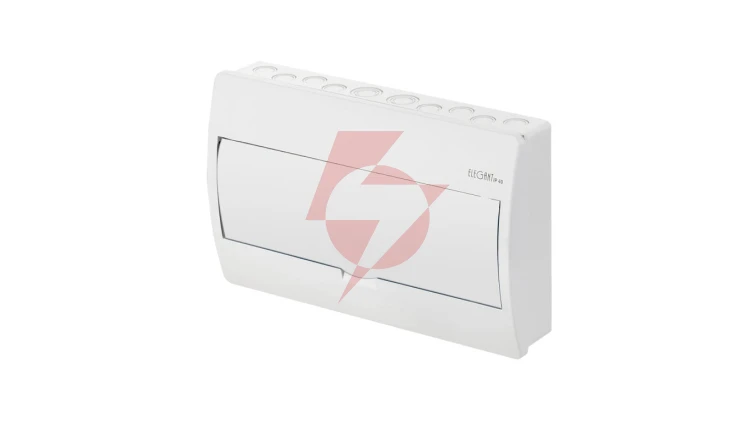 Rozdzielnica modułowa Elegant 1x12 natynkowa IP40 N+PE drzwi białe 2423-00