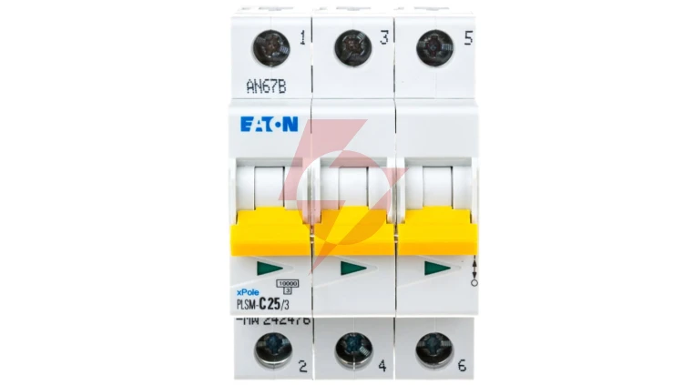 Wyłącznik nadprądowy 3P C 25A 10kA AC PLSM-C25/3-MW 242476