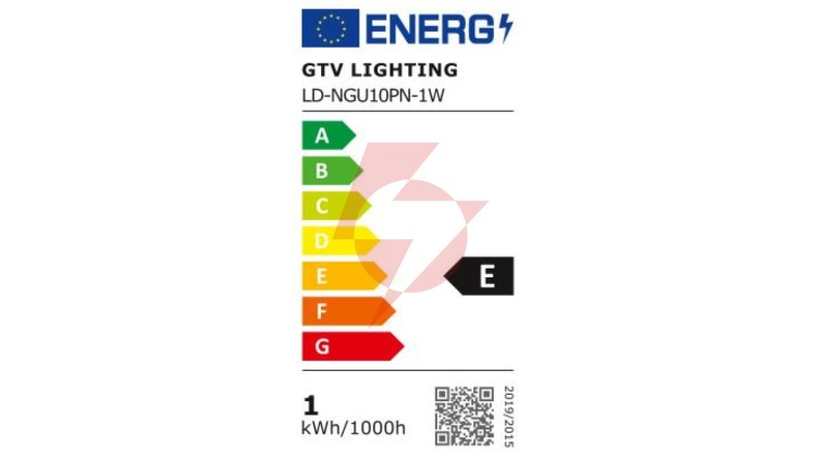 Żarówka LED GU10 1W 100lm 4000K AC180-250V 90st. LD-NGU10PN-1W