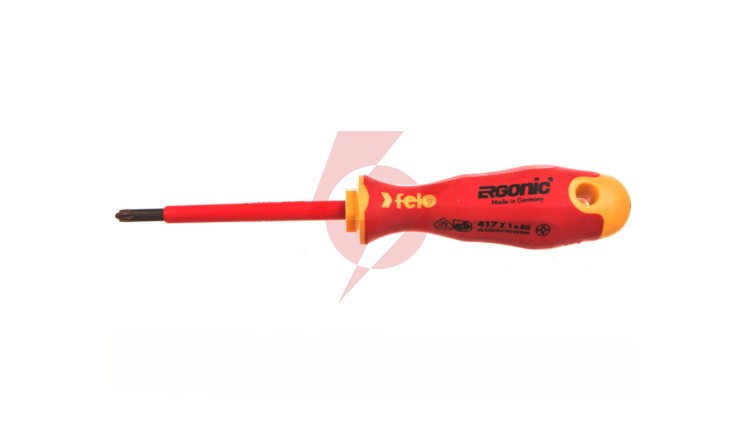 Wkrętak krzyżowy Z1 izolowany 1000V Ergonic 400 VDE 41710290