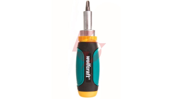 Miniwkrętak z mechanizmem grzechotkowyn i 5 bitów /1237801/ WF1237000