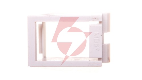 Simon 82 Adapter AMP do pokrywy gniazda komputerowego RJ45 skośnej 75001-39