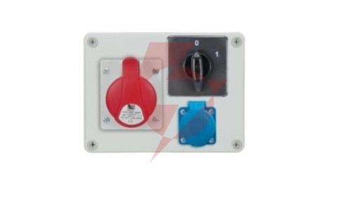 Rozdzielnica stacjonarna R-BOX 190 1x32A/5P 1x250V wył. 0/1 IP44 B.1092W