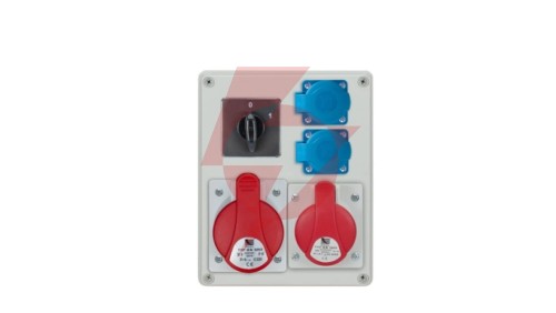 Rozdzielnica R-BOX 240 1x32A/5P 1x16A/5P 2x250V, wył. 0/1 IP44 B.1094W