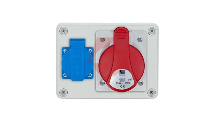 Rozdzielnica stacjonarna R-BOX 150 1x32A/4P 1x250V IP44 B.1206