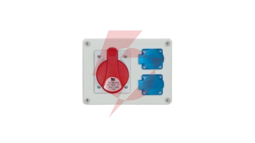 Rozdzielnica stacjonarna R-BOX 190 1x32A/5P 2x250V IP44 B.1603