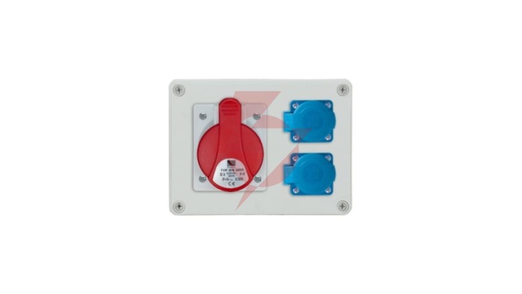 Rozdzielnica stacjonarna R-BOX 190 1x32A/5P 2x250V IP44 B.1603
