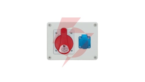 Rozdzielnica stacjonarna R-BOX 190 1x32A/5P 1x250V IP44 B.1215