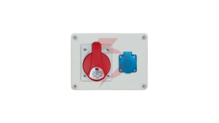 Rozdzielnica stacjonarna R-BOX 190 1x32A/5P 1x250V IP44 B.1215