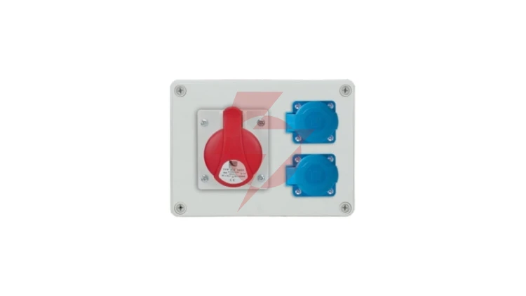 Rozdzielnica stacjonarna R-BOX 190 1x16A/5P 2x250V IP44 B.1602