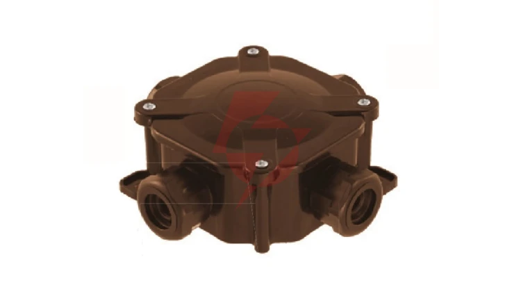 Puszka n/t hermetyczna PH PG16 75x75x33 5x4mm2 IP67 brązowa A.0035BR