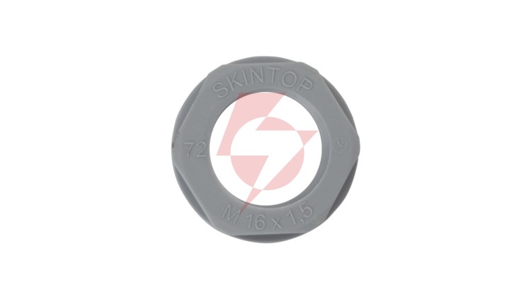 Nakrętka poliamidowa M16 SKINTOP GMP-GL-M 16x1,5 ciemnoszara 53119010 /100szt./