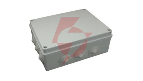 Puszka n/t hermetyczna 240x190x90 12 dławików IP65 szara S-BOX 506