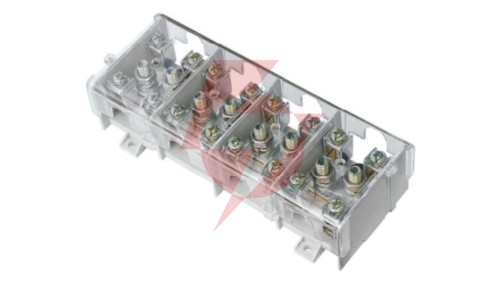 Listwa zaciskowa LG 4x95/35 termoplastyczna z osłoną TH35 E.4026