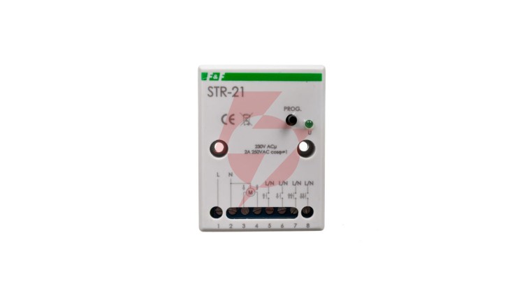 STR Sterownik rolet 230V biały 50-60Hz śruba STR-21