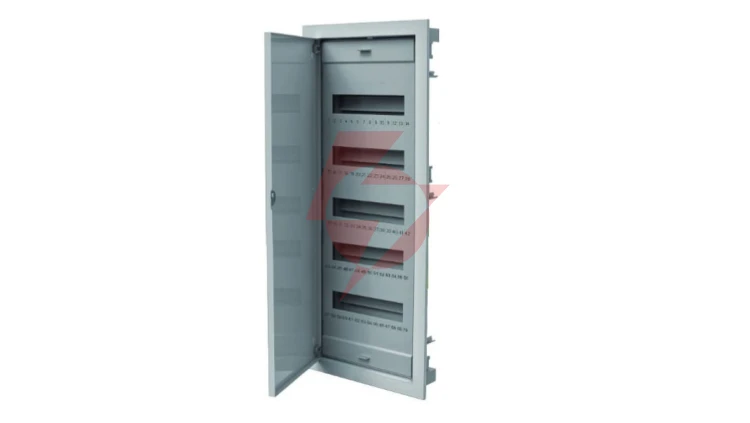 Rozdzielnica modułowa 5x12 podtynkowa RO-5 z metalowymi drzwiami IP40 (z N+PE) C.1560