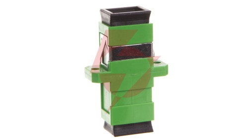Adapter światłowodowy SC APC/SC APC, simplex, jednomodowy OS2, ceramiczna ferrula, zielony DN-96003-1APCSX
